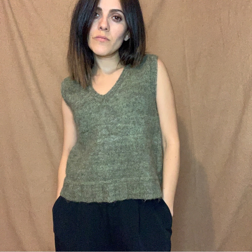 Green Vintage Vest